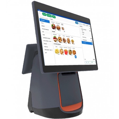 Caisse 15 pouces avec afficheur client