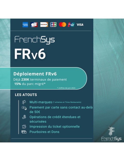 Mise à jour FRV6 et Pin Online